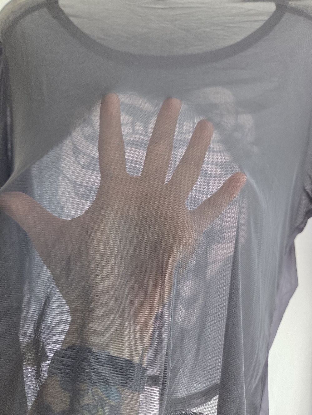 Sheer Mesh Ribcage Shirt 2XL - Picture 5 of 5